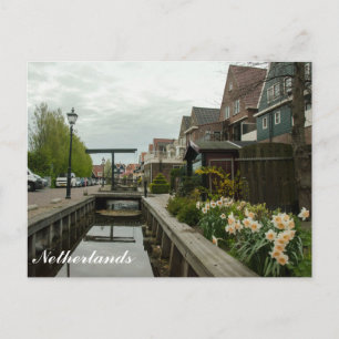 Carte Postale Rue à Volendam, Pays-Bas