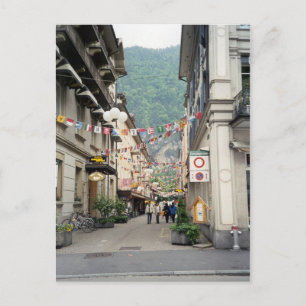 Carte Postale Rue commerçante Interlaken