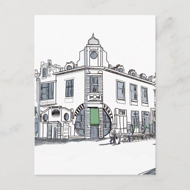 Carte Postale rue de la vieille ville (Devant)