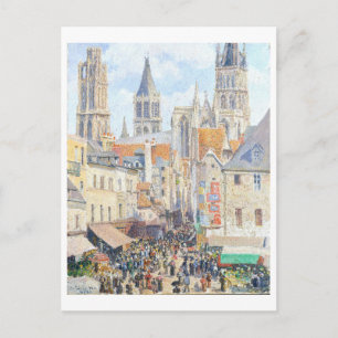 Carte Postale Rue de l'Epicerie, Rouen, Pissarro