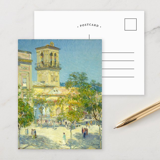 Carte Postale Rue du Grand Capitaine | Childe Hassam (Créateur téléchargé)