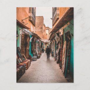 Carte Postale Rue du Maroc Aquarelle