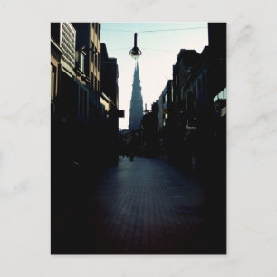 Carte Postale Rue Eindhoven & Catharinakerk, Pays-Bas