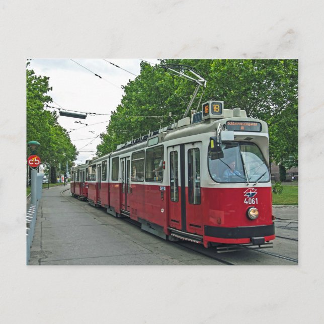 Carte Postale Rue électrique de Vienne 2014 (Devant)