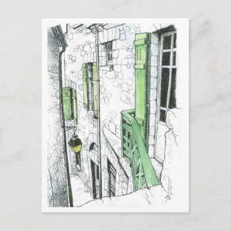 Carte Postale Rue étroite au Mont Saint-Michel