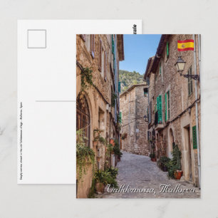 Carte Postale Rue étroite du village de Valldemossa - Mallorca