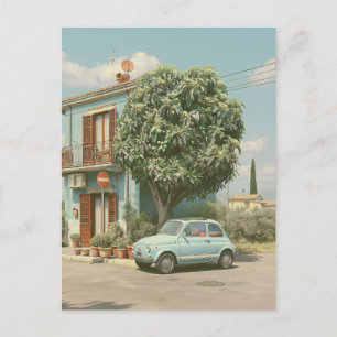 Carte Postale Rue italienne d'été vintage