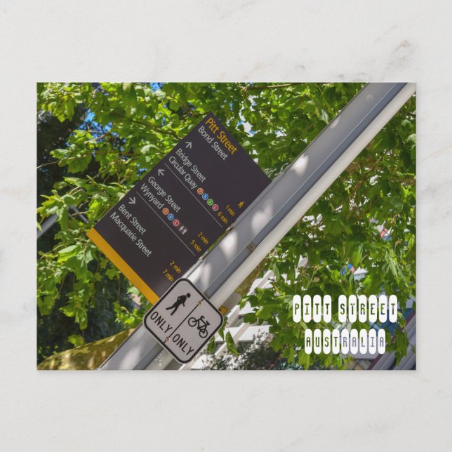 Carte Postale Rue Pitt (Devant)