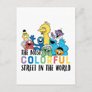 Carte Postale Rue Sésame   La Rue La Plus Colorée