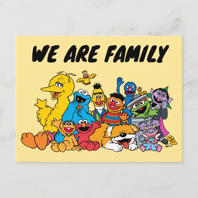 Carte Postale Rue Sésame | Portrait du groupe Pals sésame (Devant)