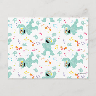 Carte Postale Rue Sésame   Rosita Music Scribble Motif