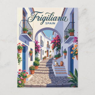 Carte Postale Ruelle à Frigiliana Espagne