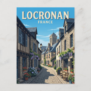 Carte Postale Ruelle à Locronan en France