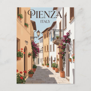 Carte Postale Ruelle à Pienza Italie