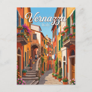 Carte Postale Ruelle à Vernazza Italie
