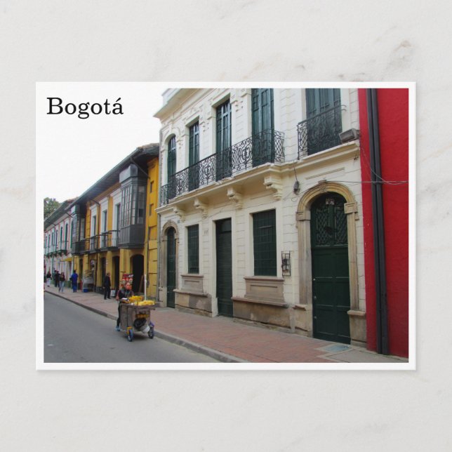 Carte Postale rues de bogota (Devant)