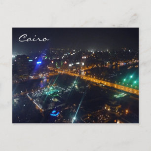 Carte Postale rues de nuit du Caire