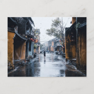 Carte Postale Rues pluvieuses du Vietnam