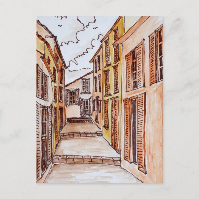 Carte Postale Rues Saint-Tropez | French Riviera, France (Devant)