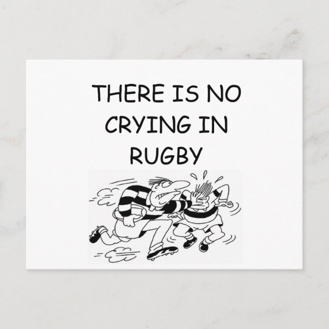 CARTE POSTALE RUGBY (Devant)