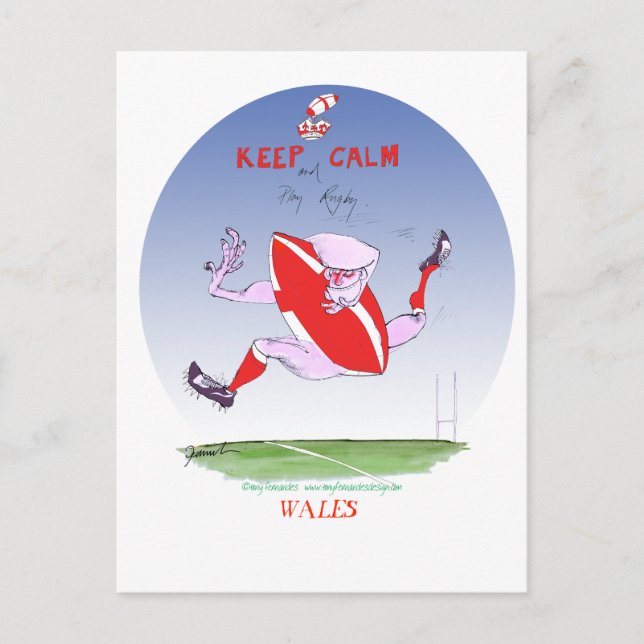 Carte Postale rugby souterrain, tony fernandes (Devant)