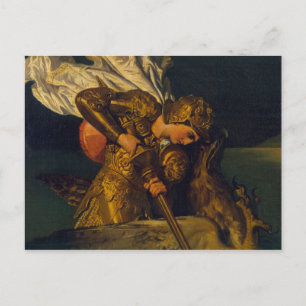 Carte Postale Ruggiero Secourir Angelica