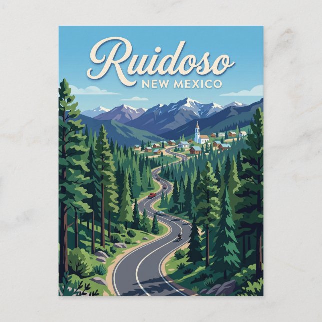 Carte Postale Ruidoso États-Unis (Devant)