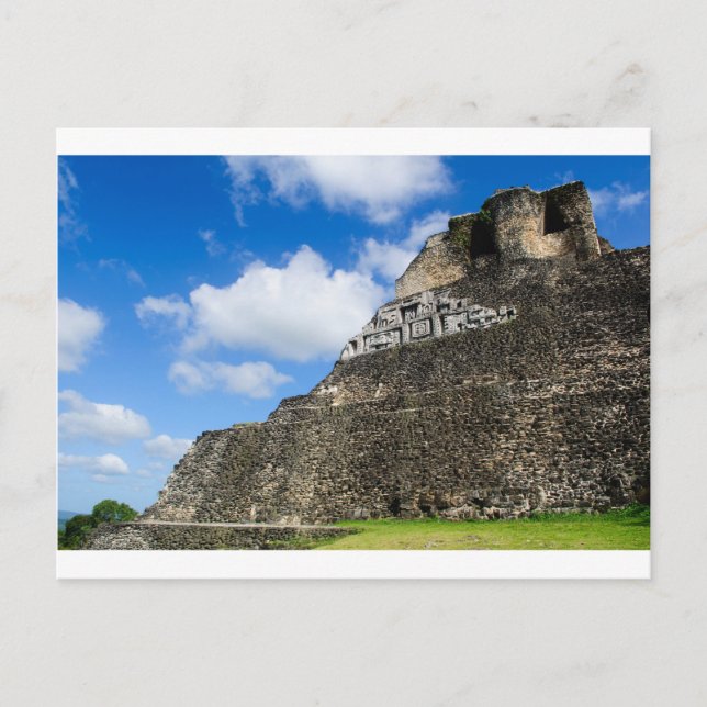 Carte Postale Ruine maya de Xunantunich au Belize (Devant)