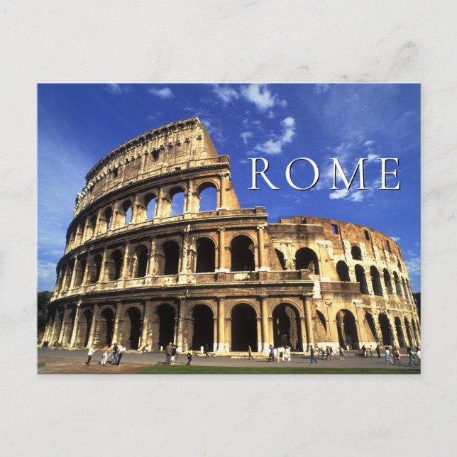 Carte Postale Ruines célèbres du Colisée | Rome Italie (Devant)