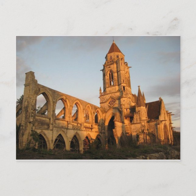 Carte Postale Ruines de cathédrale (Devant)
