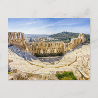 Carte Postale ruines de l'ancien théâtre d'Hérodion Atticus