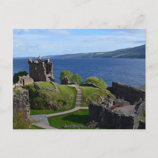 Carte Postale Ruines du château d'Urquhart (Devant)