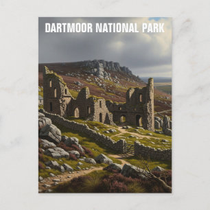 Carte Postale Ruines du parc national Dartmoor Voyage