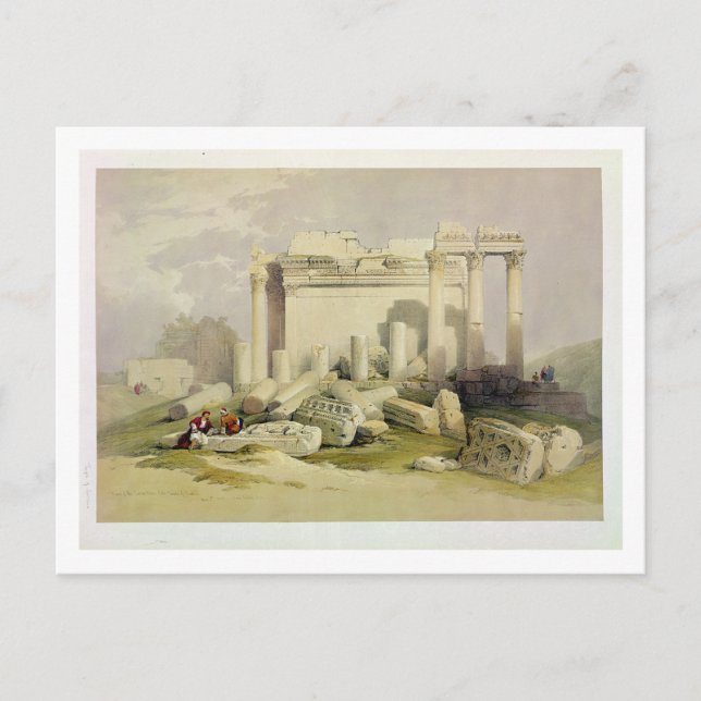 Carte Postale Ruines du Portico oriental du Temple de Baal (Devant)