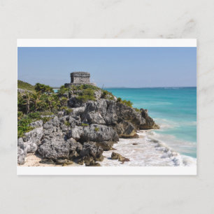 Carte Postale Ruines mayas à Tulum Mexique