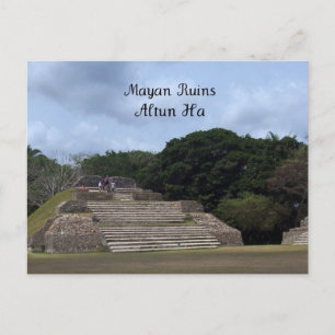 Carte Postale Ruines Mayas, Altun Ha