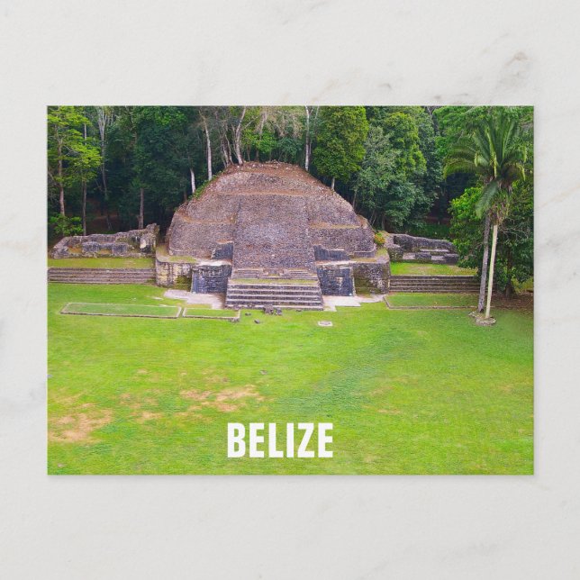 Carte Postale Ruines Mayas de Caracol au Belize - Photo de voyag (Devant)