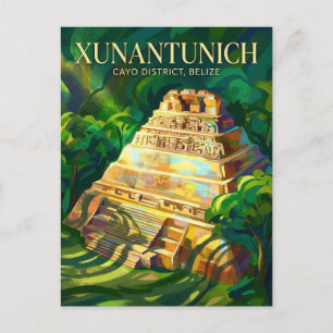 Carte Postale Ruines mayas de Xunantunich au Belize