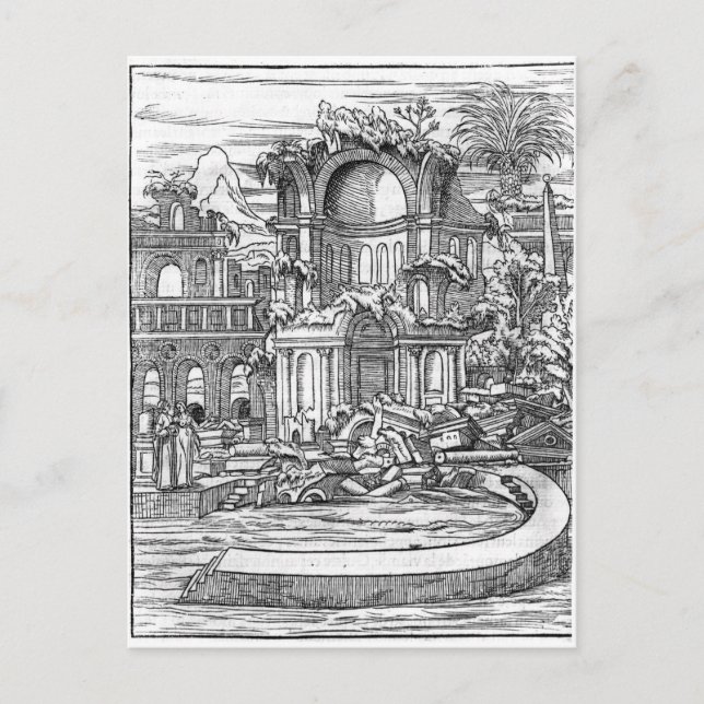 Carte Postale Ruines romaines (Devant)