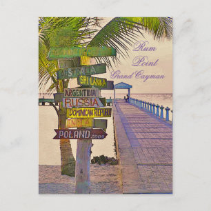 CARTE POSTALE RUM POINT, ÎLE GRAND CAYMAN