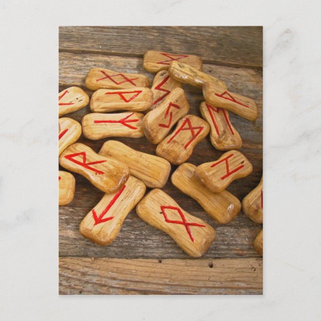 Carte Postale Runes (Devant)