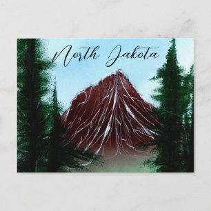 Carte Postale Runoff North Dakota Mountain
