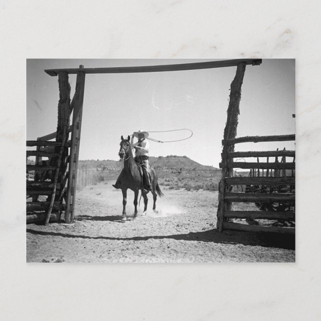 Carte Postale Rupture de cowboy (Devant)