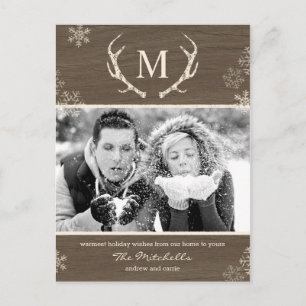 Carte postale Russe Antlers Holiday