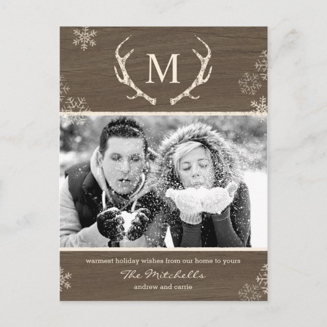 Carte postale Russe Antlers Holiday (Devant)