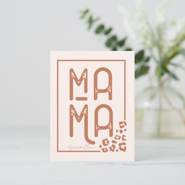 Carte Postale Russe Boho Mama (Debout devant)