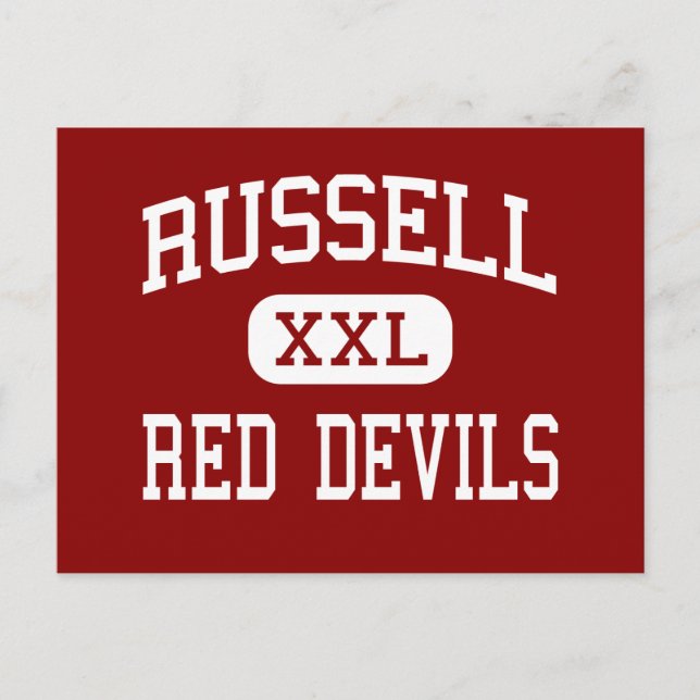 Carte Postale Russell - Red Devils - High - Russell Kentucky (Devant)