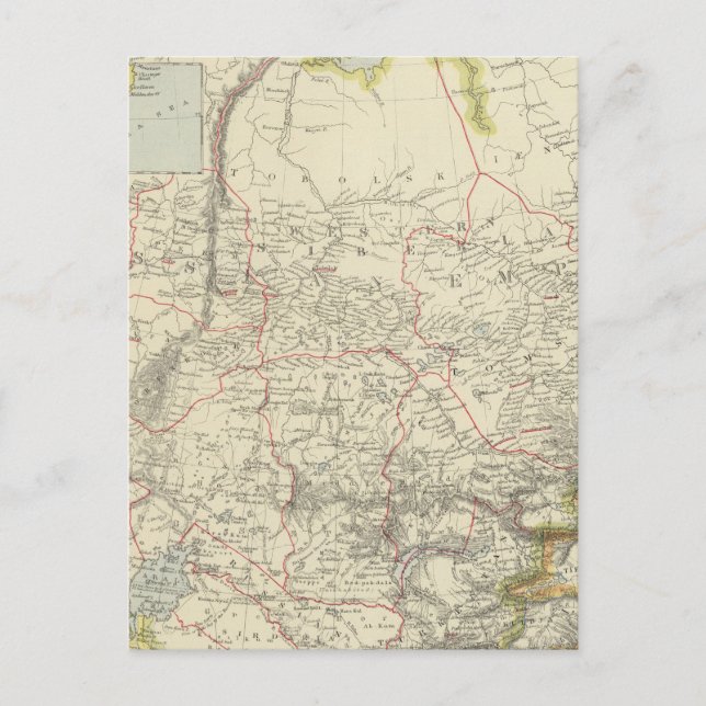 Carte Postale Russie en Asie (Devant)