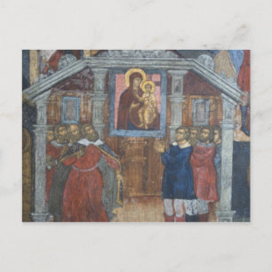 Carte Postale Russie, Yaroslavl, fresque dans la cathédrale St.