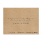 Rustic Kraft Entreprise Merci Feuilles de Printemp